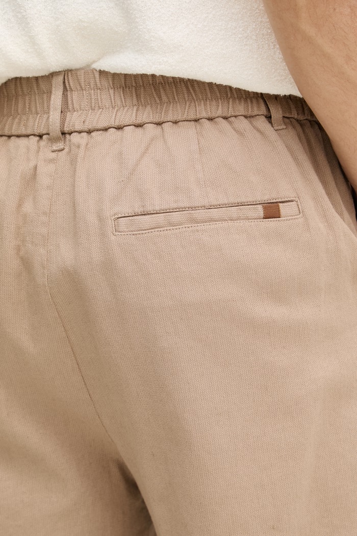 Mos Mosh pantaloni scurți pentru bărbați, cu in Baldo bej 510160