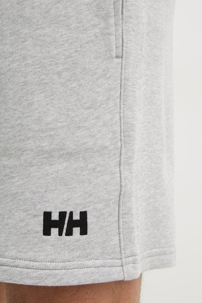 Helly Hansen teplákové šortky pánske bavlnené TERRY sivá 54638