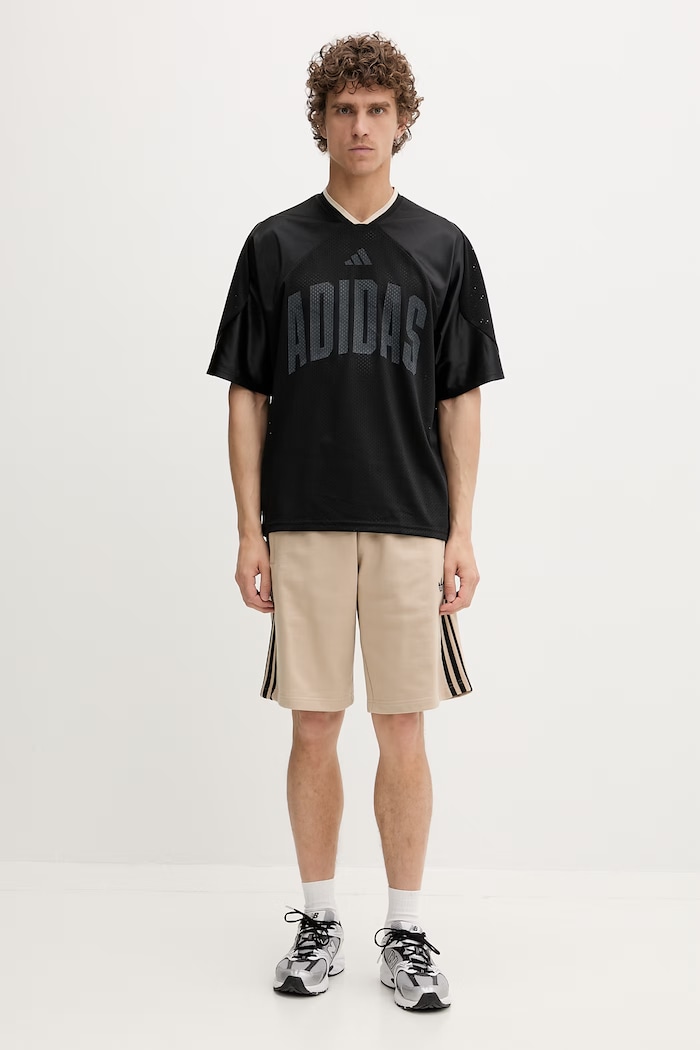 adidas Originals спортен къс панталон мъжки от памук KE6681 бежов SS26