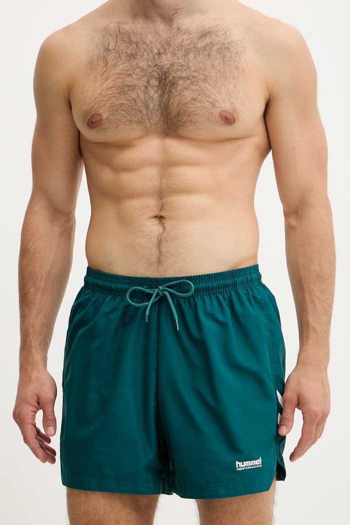 Hummel pantaloni scurți de baie pentru bărbați 232880 verde SS26