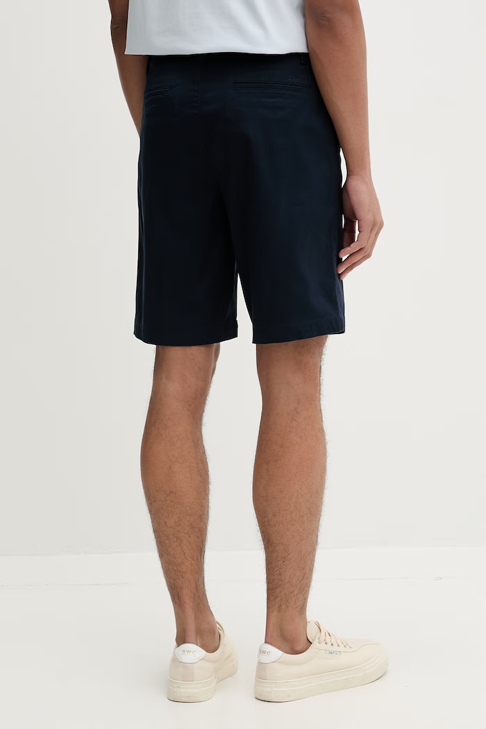 Îmbrăcăminte Calvin Klein pantaloni scurți pentru bărbați, cu bumbac LV04LB600G bleumarin