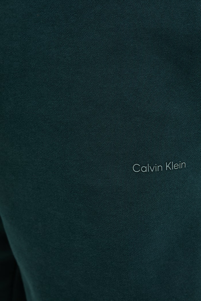 Calvin Klein pánske bavlnené teplákové šortky zelená LV04LF244G