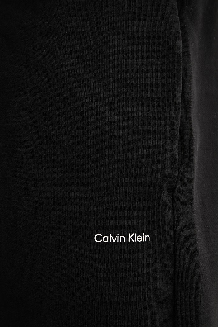 Calvin Klein pánske bavlnené teplákové šortky čierna LV04LF244G