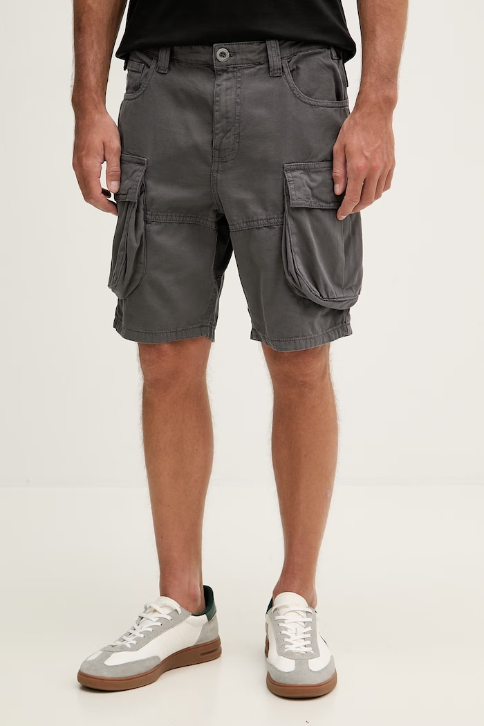 Alpha Industries Canvas Cargo Short σορτς cargo βαμβακερά Ανδρικά γκρί 156264
