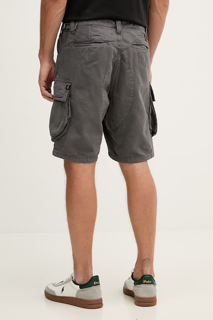 Ρούχα Alpha Industries Canvas Cargo Short σορτς cargo βαμβακερά Ανδρικά 156264 γκρί