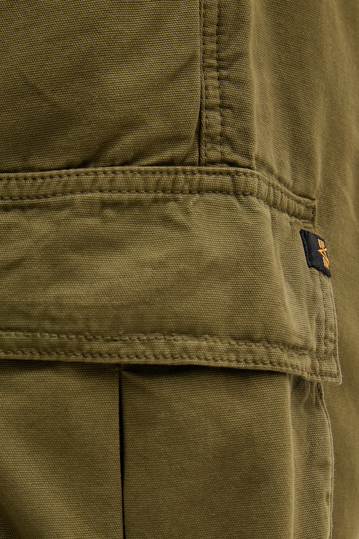 Alpha Industries pantaloni scurți cargo pentru bărbați, din bumbac Canvas Cargo Short verde 156264