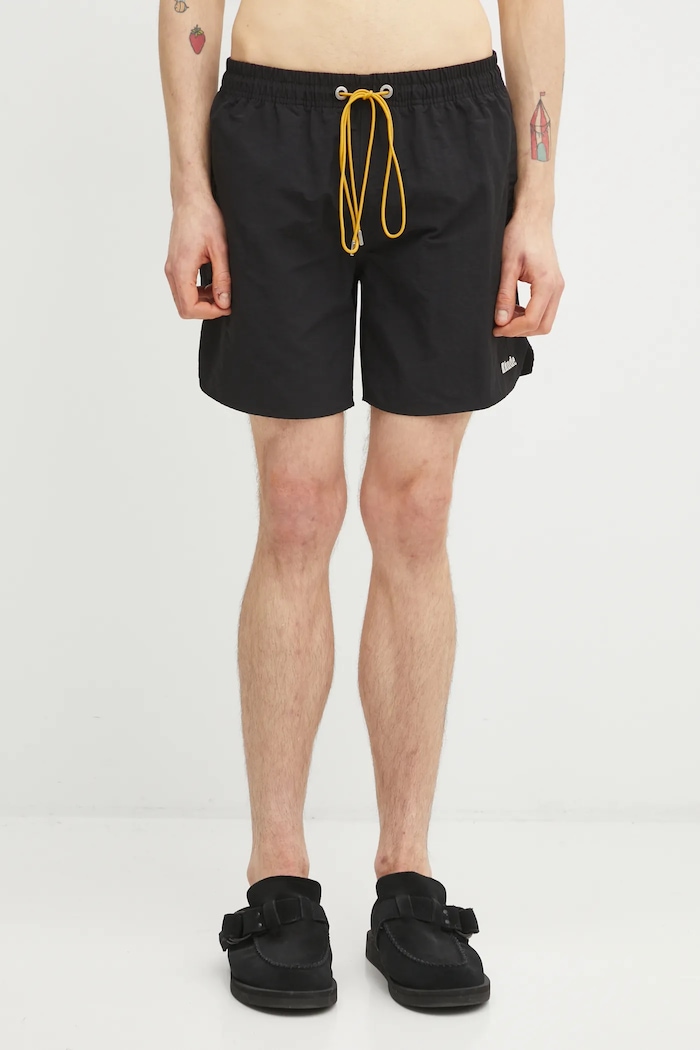 RHUDE pantaloncini da bagno Classic Logo Swim Short nero RHPS26SH03108