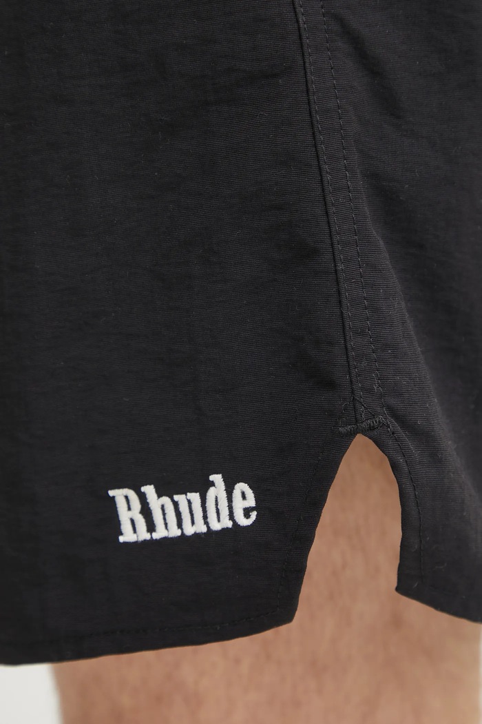 RHUDE pantaloncini da bagno Classic Logo Swim Short nero RHPS26SH03108