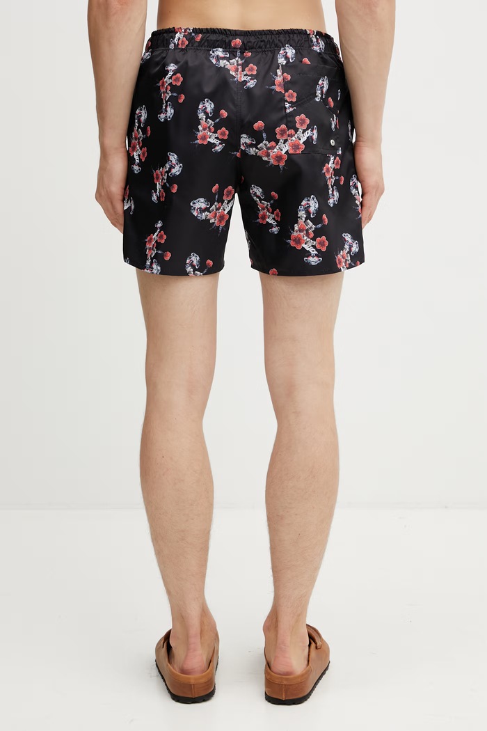 Clothing RHUDE Turbo Floral Swim Short shorts Men's RHSS26SH01108 black