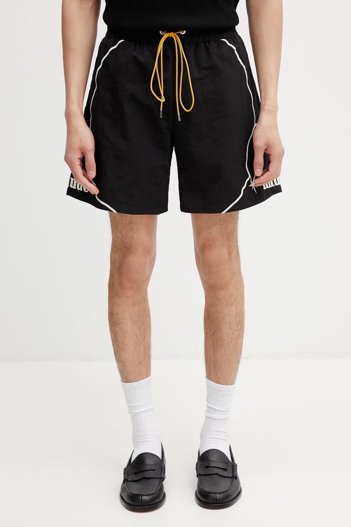 RHUDE Moonlight Pista σορτς Ανδρικά μαύρο RHSS26SH010053