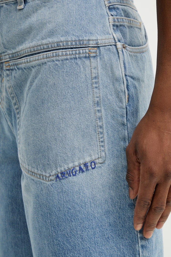Джинсовые шорты Axel Arigato Invert Denim Shorts голубой A3880002