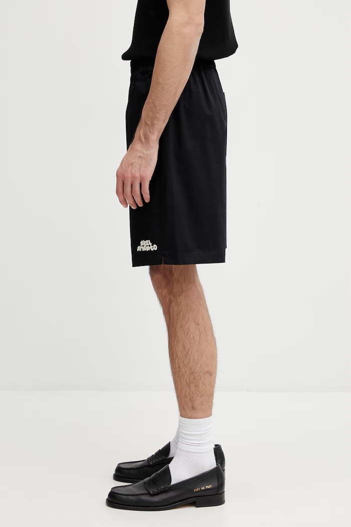 Axel Arigato Heath Drawstring Shorts бавовняні чоловічі A3809001 чорний SS26
