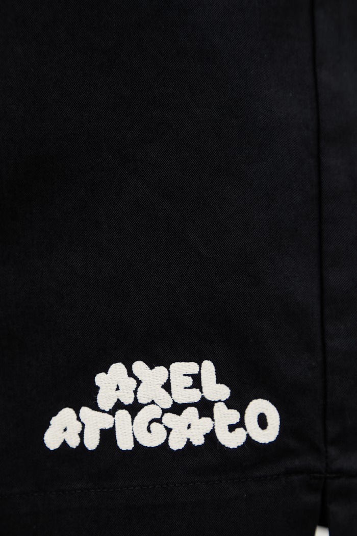 Axel Arigato Heath Drawstring Shorts бавовняні чоловічі чорний A3809001