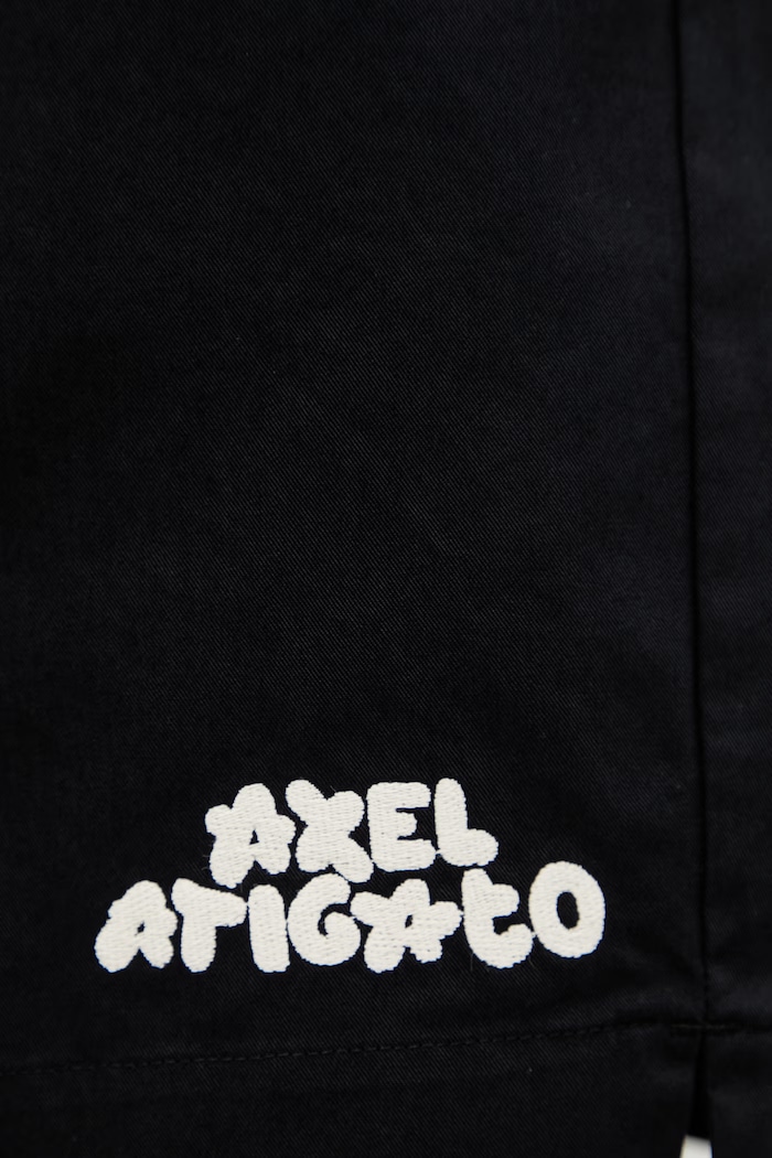 Axel Arigato Heath Drawstring Shorts бавовняні чоловічі чорний A3809001