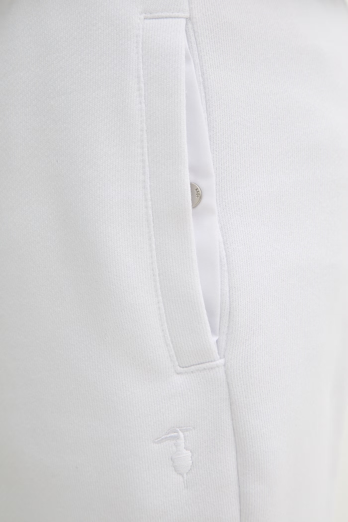 Trussardi pantaloni scurți din bumbac alb P8058000067N