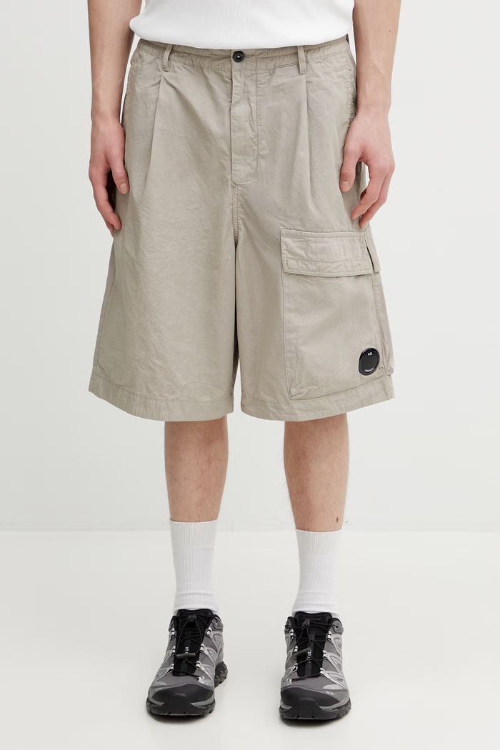 C.P. Company cotton shorts cotton gray 20CMBE127A110325G