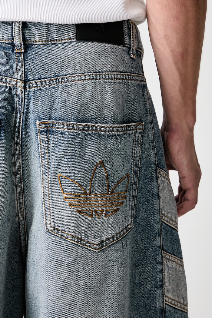 Szorty męskie jeansowe adidas Originals niebieski KE0133