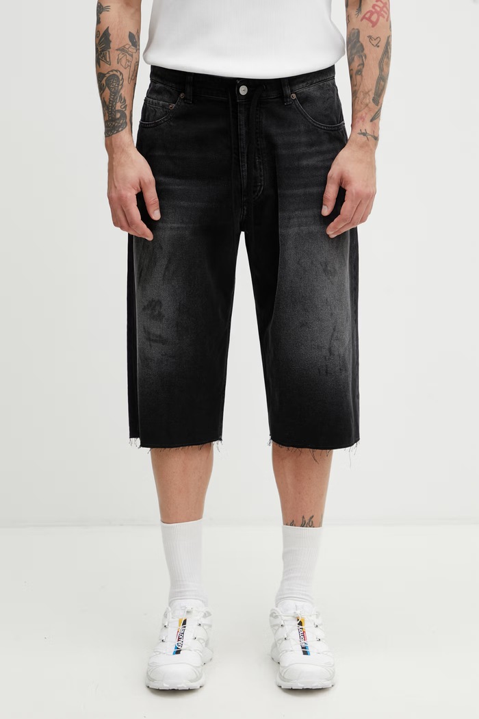 MM6 Maison Margiela Σορτς ντένιμ Ανδρικά μαύρο SH0MU0014.M30064.961