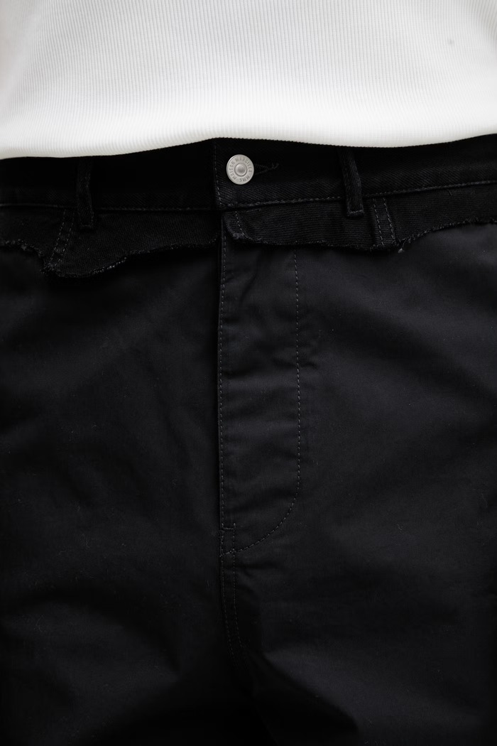 MM6 Maison Margiela σορτς cargo βαμβακερά Ανδρικά μαύρο SH0MU0021.MTN137.961