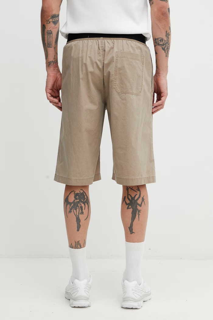 Одежда MM6 Maison Margiela бермуды из хлопка для мужчин SH0MU0025.M35741.115 бежевый