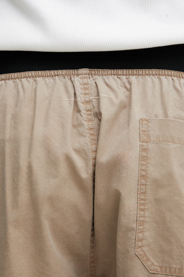 MM6 Maison Margiela bermudy męskie bawełniane beżowy SH0MU0025.M35741.115