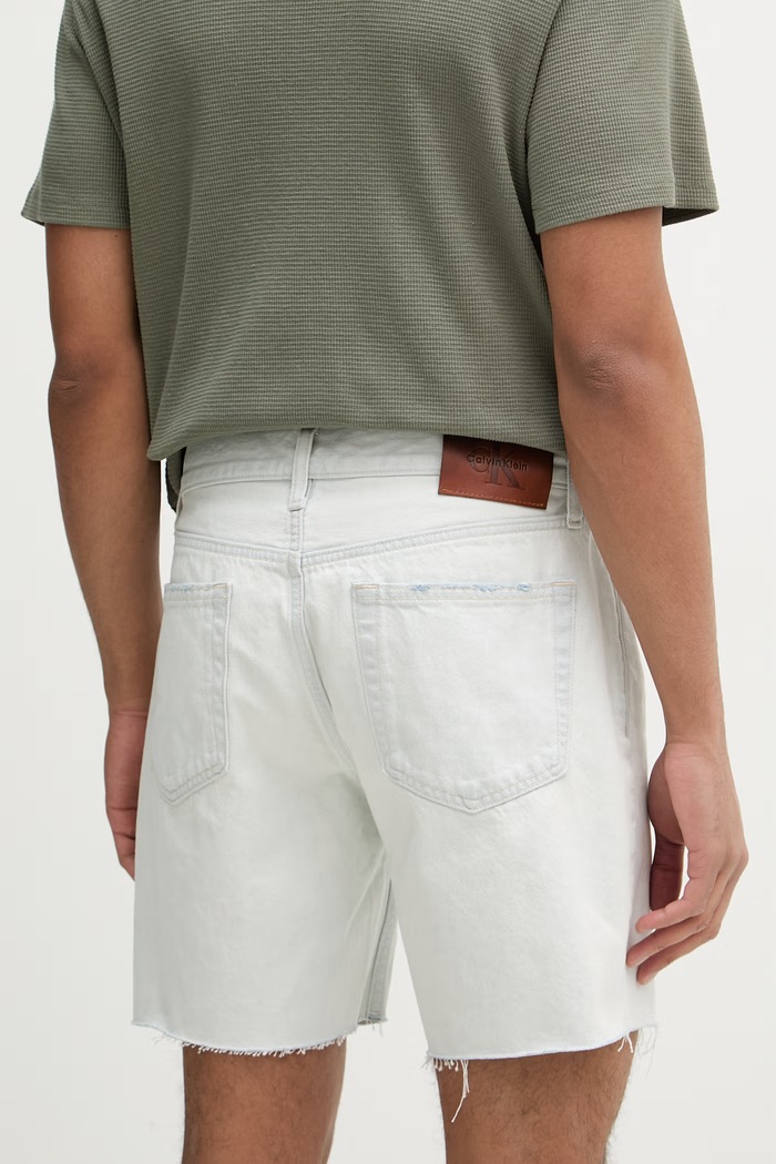 Îmbrăcăminte Calvin Klein Jeans pantaloni scurți pentru bărbați, din bumbac LV04RF787G albastru