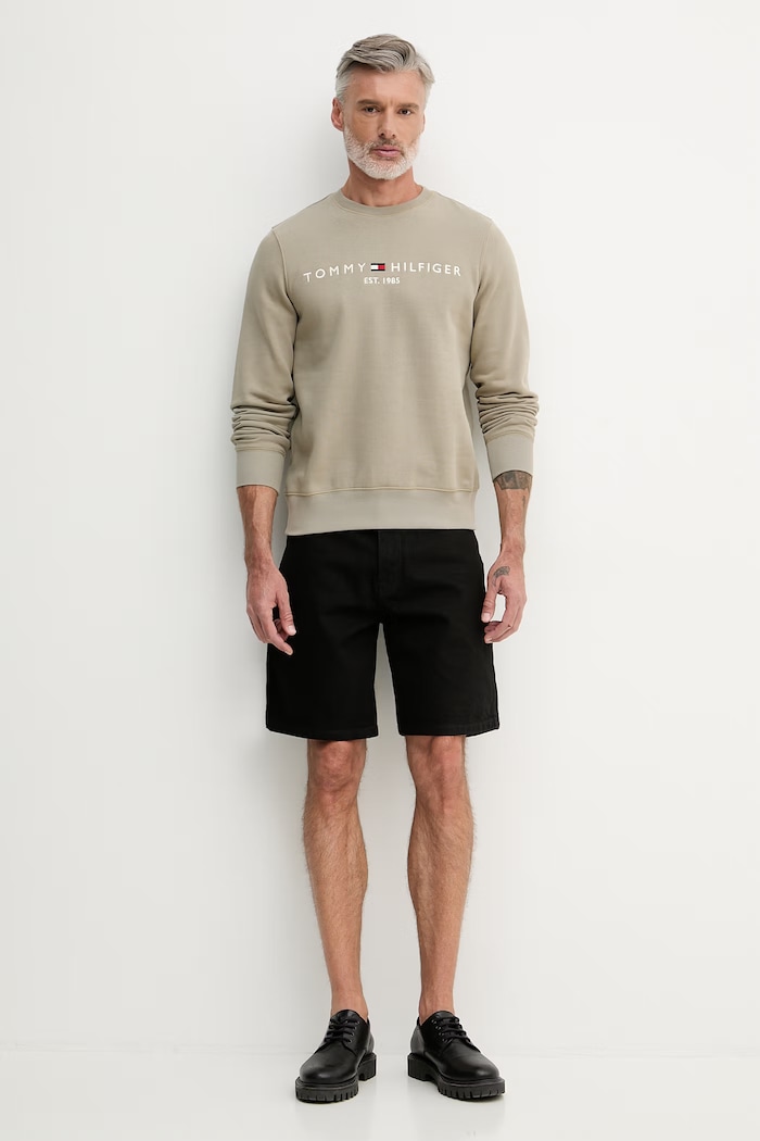 Calvin Klein Jeans šortky pánske rifľové LV04RF794G čierna SS26