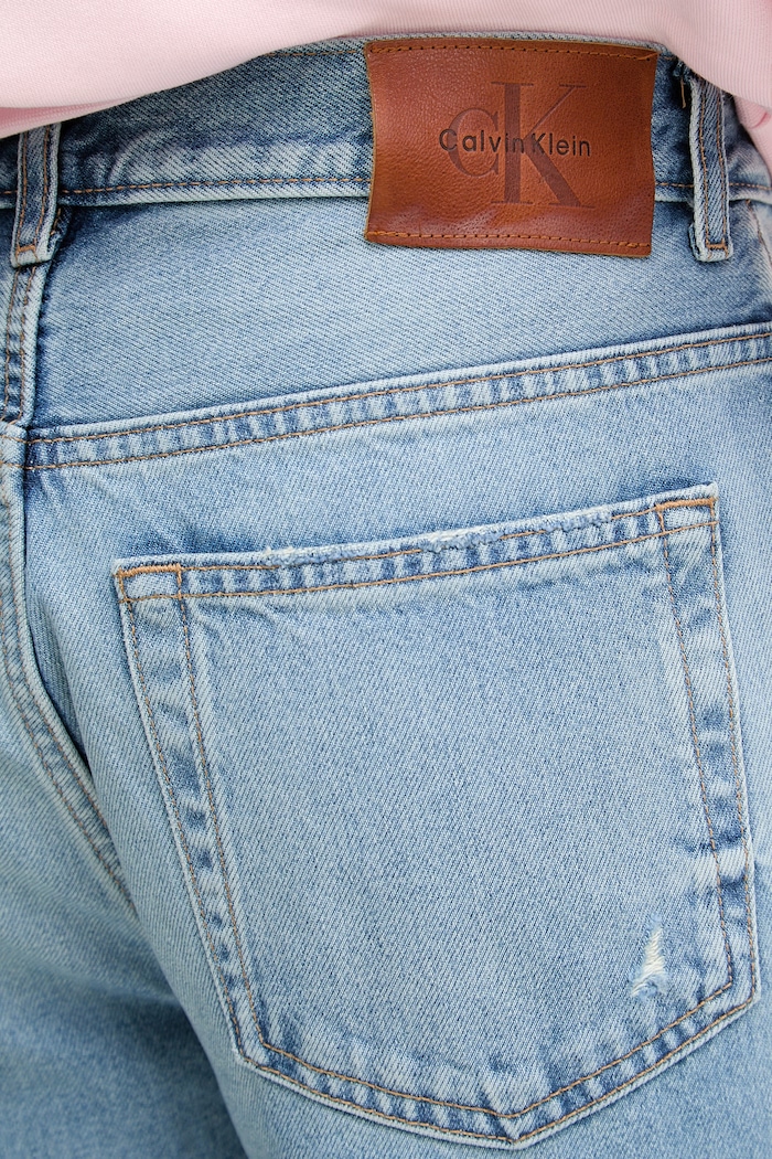 Calvin Klein Jeans pantaloni scurți bărbați din denim albastru LV04RF795G