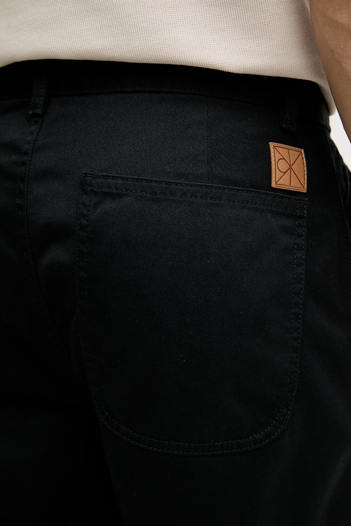 Calvin Klein Jeans šortky pánske bavlnené čierna LV04RD603G
