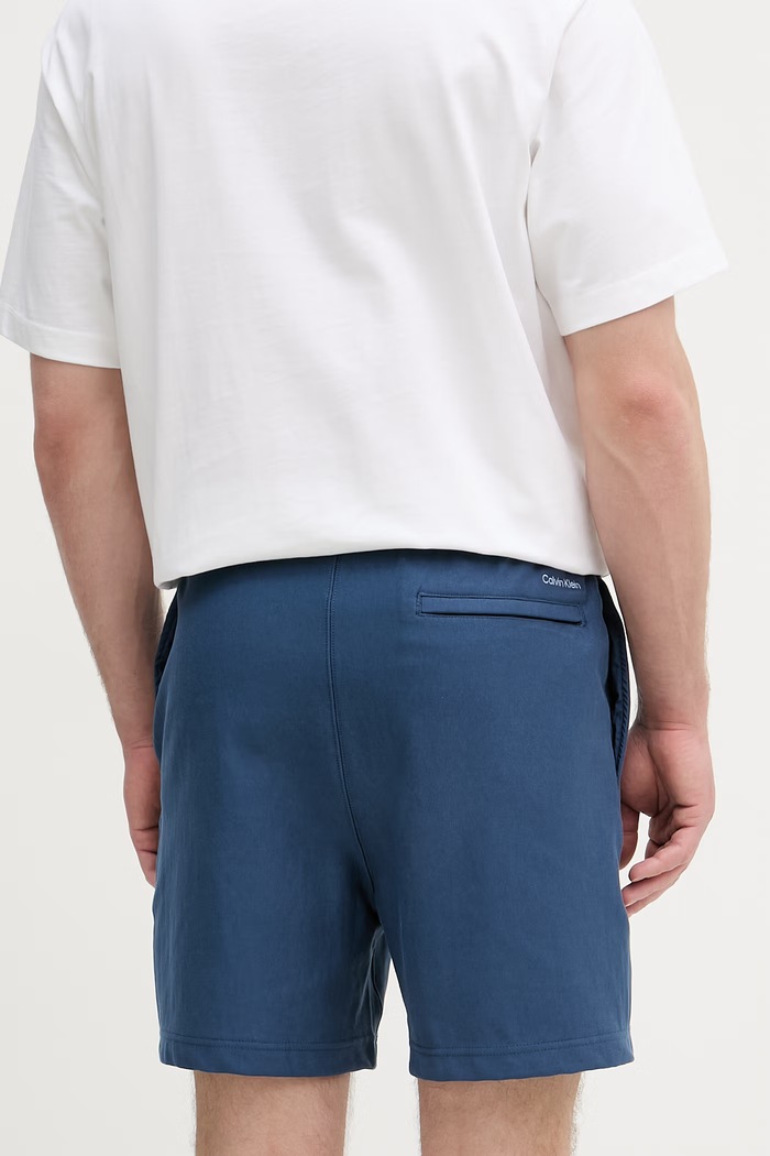 Îmbrăcăminte Calvin Klein Jeans pantaloni scurți de trening bărbătești cu bumbac LV04RF275G bleumarin