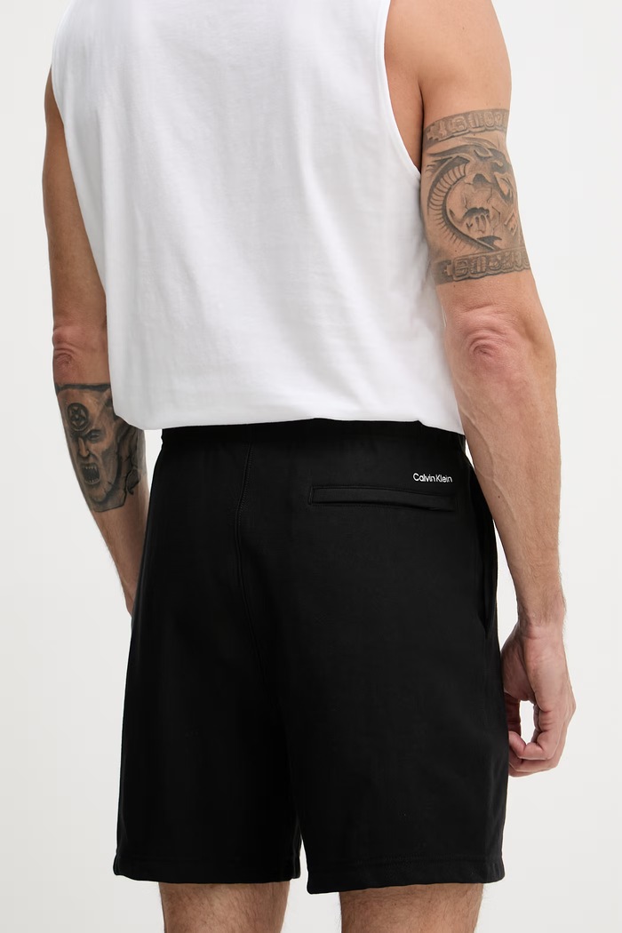 Ρούχα Calvin Klein Jeans σορτς επίσημα Ανδρικά με βαμβάκι LV04RF275G μαύρο