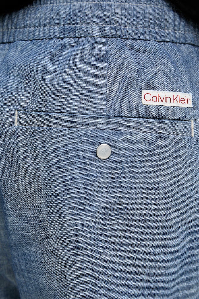 Calvin Klein Jeans šortky pánske bavlnené modrá LV04RF608G