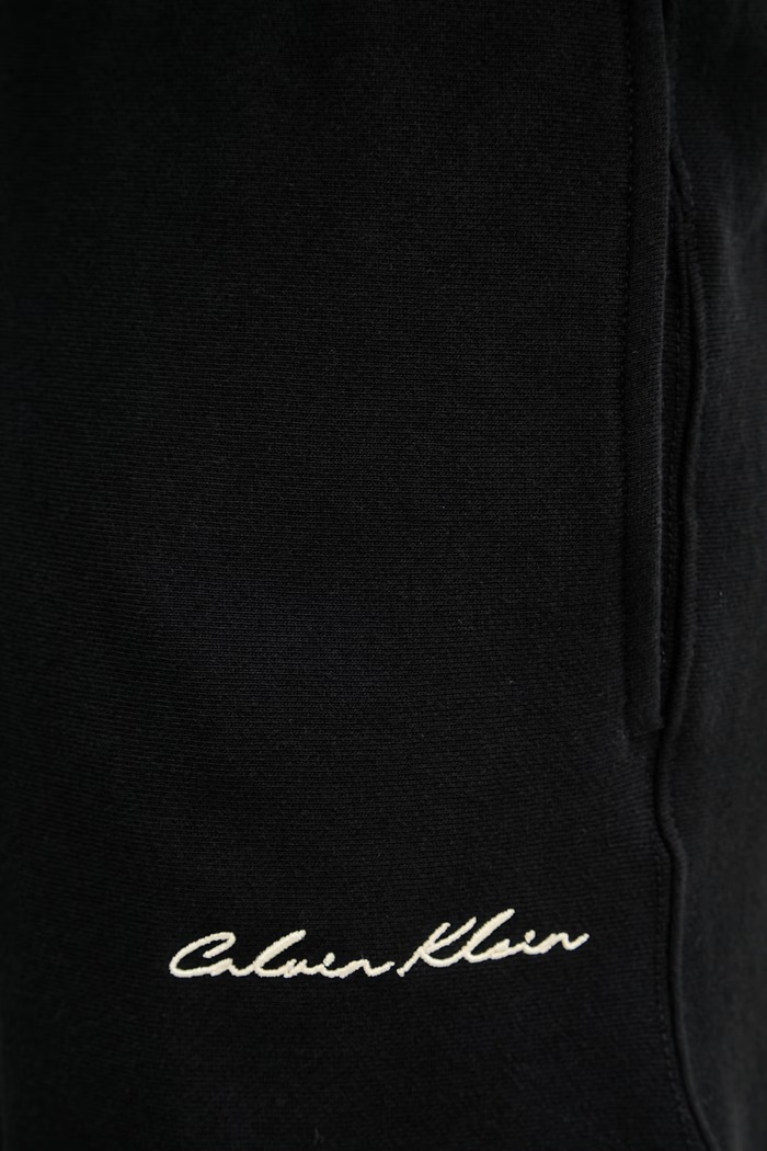 Calvin Klein Jeans teplákové šortky pánske čierna LV04RF252G