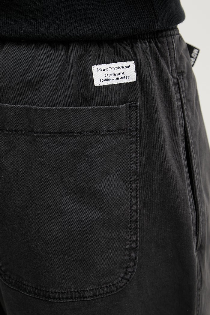 Marc O'Polo pantaloni scurți pentru bărbați, din bumbac cu elastan gri 5000008035