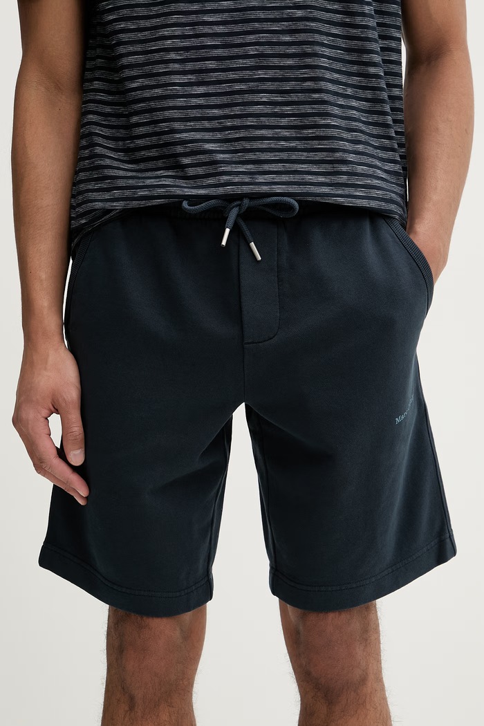 Marc O'Polo pantaloni scurți de trening pentru bărbați, din bumbac bleumarin 5000014804