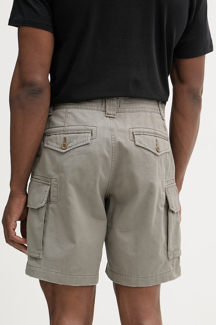 Oblečenie Polo Ralph Lauren šortky cargo pánske bavlnené 710964027 sivá
