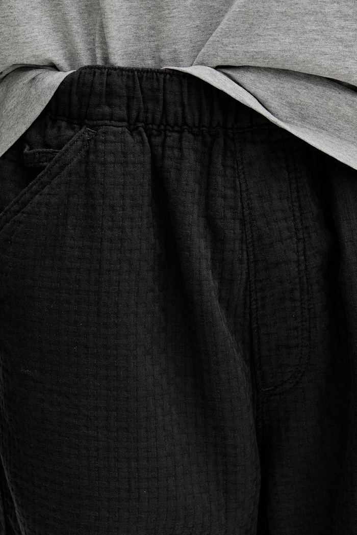 Levi's Σορτς ανδρικά βαμβακερά PULL-ON WORK x WORKWEAR μαύρο 005A0