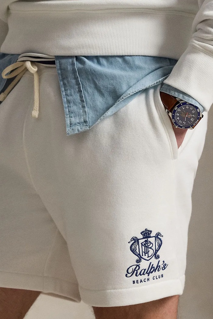 Polo Ralph Lauren pantaloni scurți pentru bărbați, cu bumbac gri 710B14578