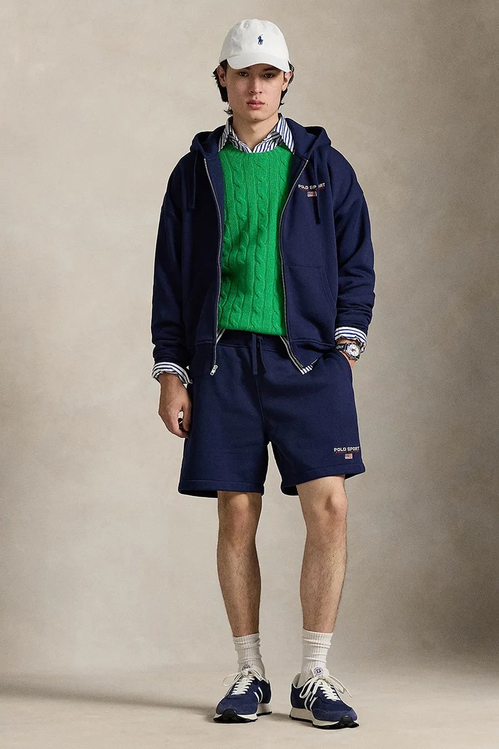 Oblečenie Šortky Polo Ralph Lauren 710B14763 tmavomodrá