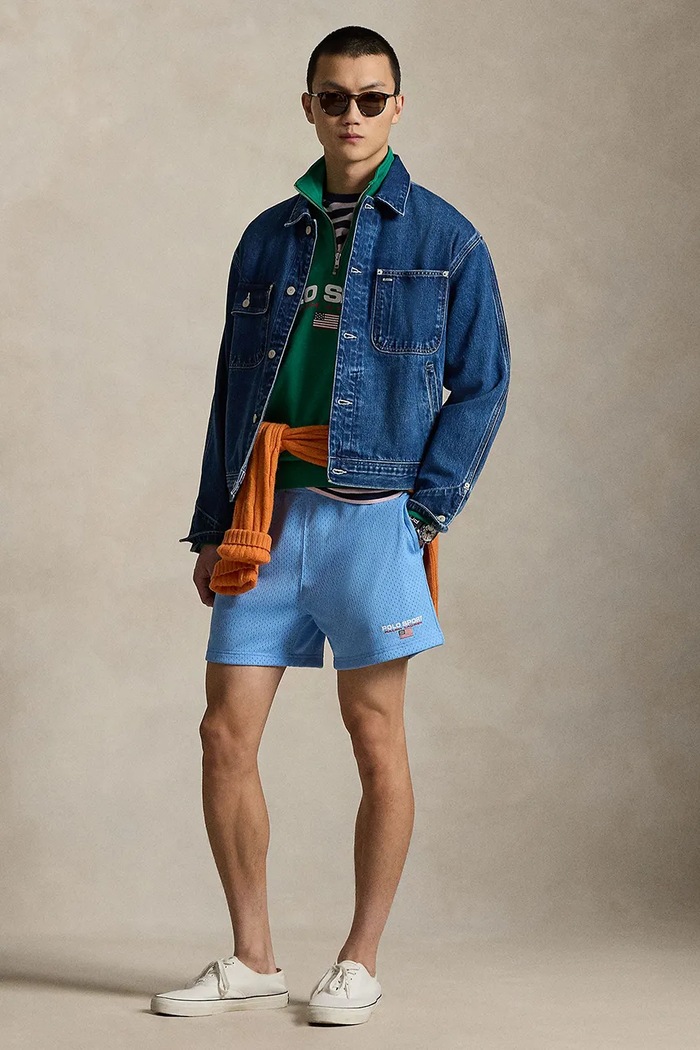 Oblečenie Šortky Polo Ralph Lauren 710B14764 modrá