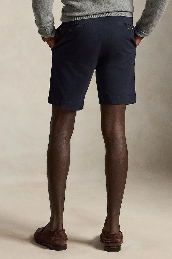 Polo Ralph Lauren pantaloni scurți chinos bărbați din bumbac 710P08194 bleumarin SS26
