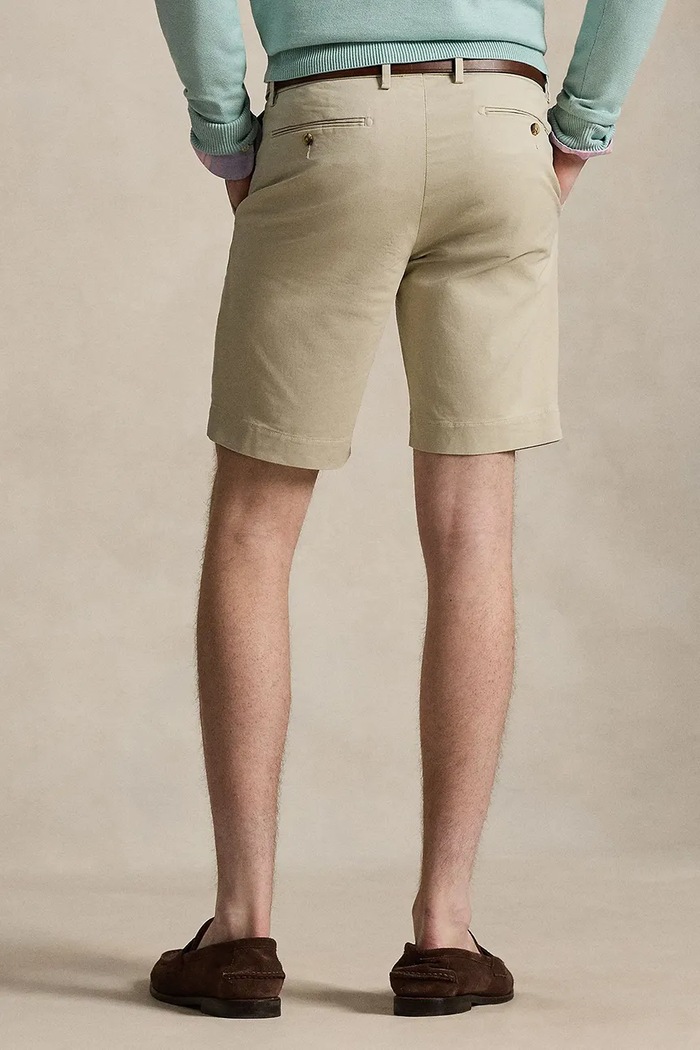 Polo Ralph Lauren šortky chino pánske bavlnené 710P08194 béžová SS26