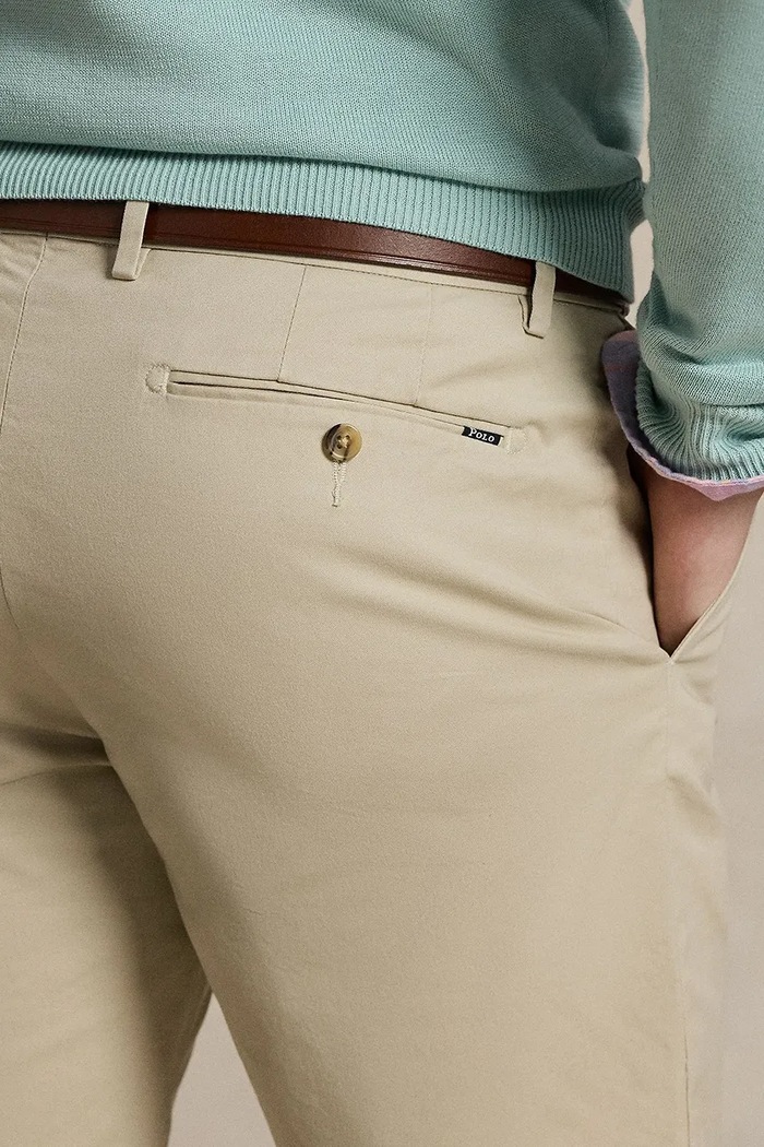 Polo Ralph Lauren šortky chino pánske bavlnené béžová 710P08194