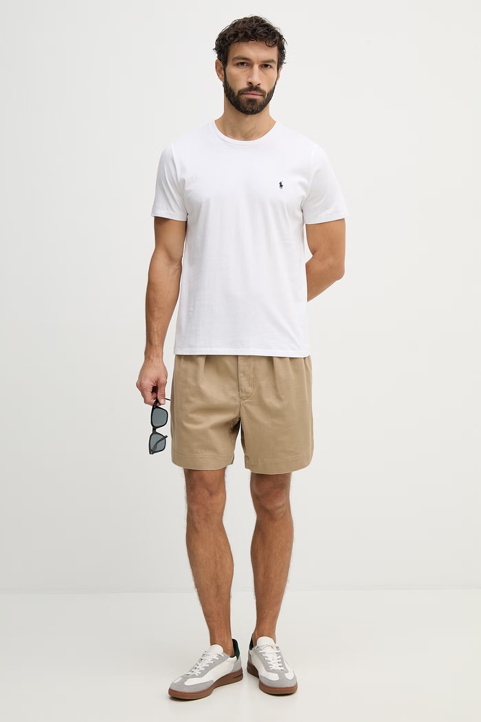 Bavlnené šortky Polo Ralph Lauren 710B20886 béžová SS26
