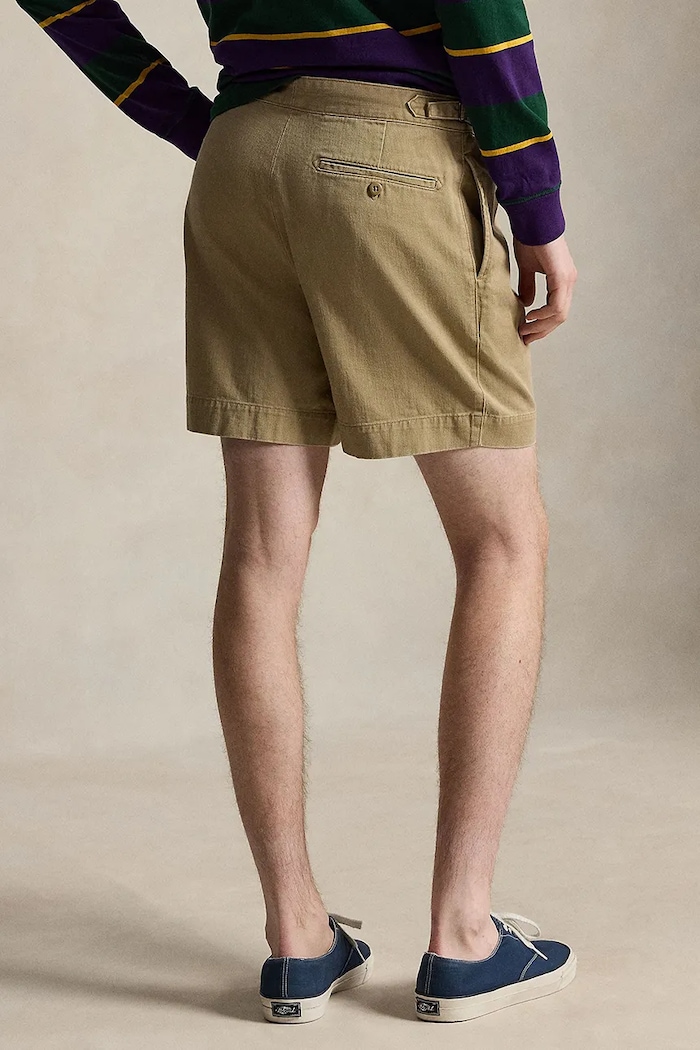 Polo Ralph Lauren pamut rövidnadrág 710B20886 bézs SS26