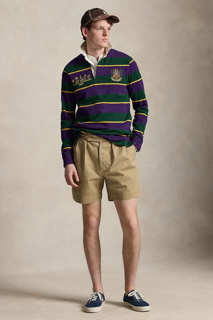 Ruházat Polo Ralph Lauren pamut rövidnadrág 710B20886 bézs