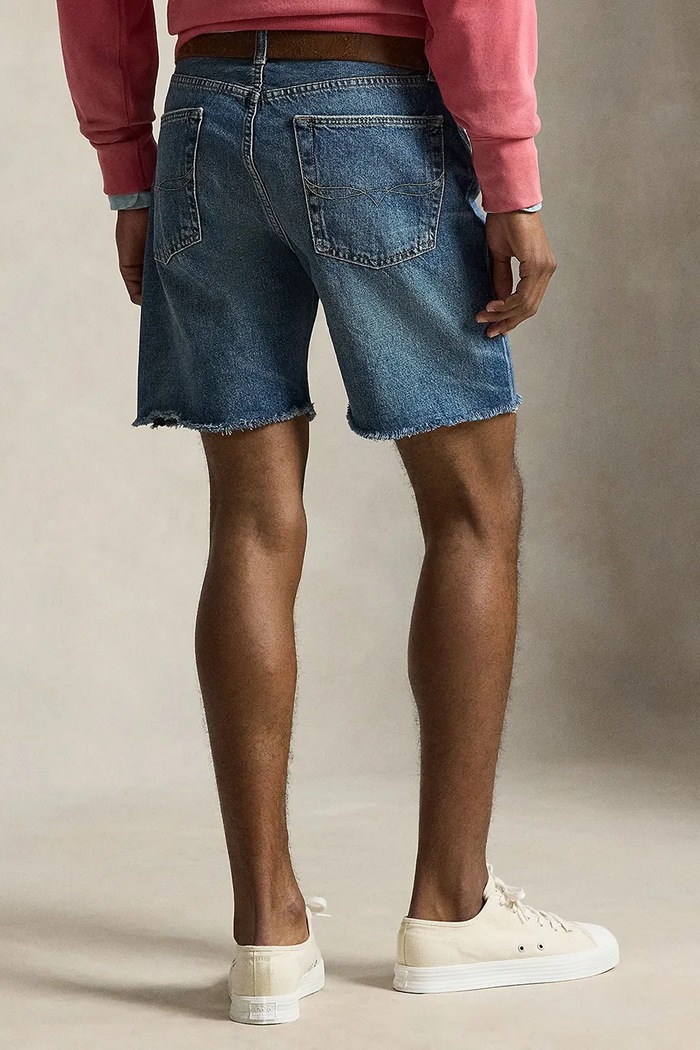 Jeans kratke hlače Polo Ralph Lauren 710P08147 modra SS26
