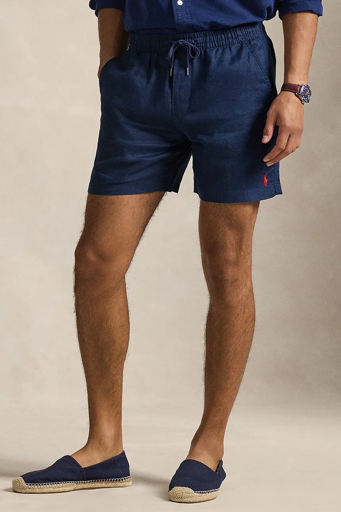 Polo Ralph Lauren pantaloni scurți bărbătești din bumbac bleumarin 710P08205