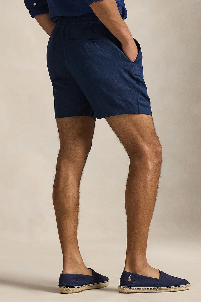 Polo Ralph Lauren pantaloni scurți bărbătești din bumbac 710P08205 bleumarin SS26
