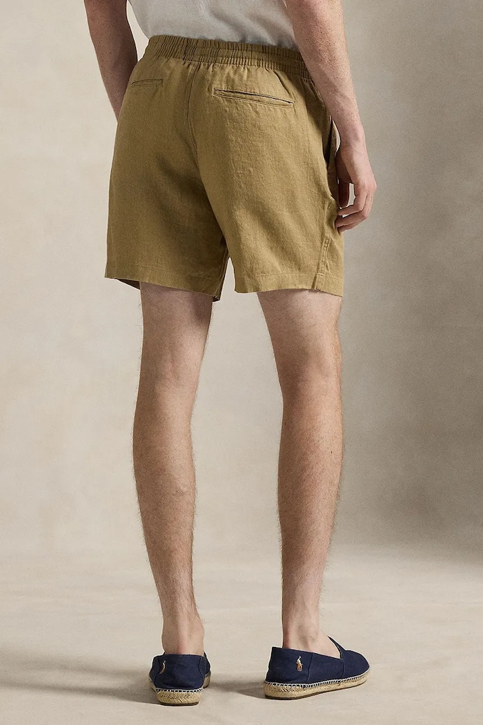 Polo Ralph Lauren Pantaloni scurți bărbătești din bumbac 710P08205 maro SS26